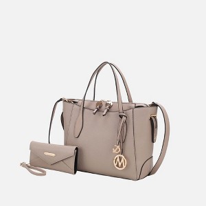 MKF Collection Bruna Vegan Leather Women’s Tote Bag with Wallet by Mia K - 1 of 4