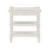 PAGED Wooden Nightstand with Drawer and Open Shelf, Modern End Table Bedside Storage Cabinet for Bedroom, Living Room - 2 of 4