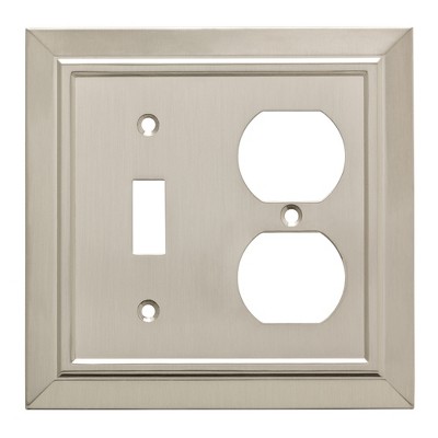 Franklin Brass Classic Architecture Switch/Duplex Wall Plate Nickel