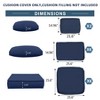 Outdoor Cushions for Patio Furniture Replacement, Patio Furniture Cushions, Deep Seat Patio Cushions - 3 of 4