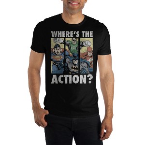 Dc Comics Where's The Action' T-Shirt - 1 of 1