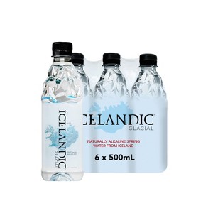 Icelandic Glacial Natural Spring Alkaline Water - 500 Ml / 16.9 Fl Oz (Pack of 6) - 1 of 4