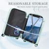 BEAFUP 20"/24"/28" 3 pcs/set in ABS Spinner Wheel Luggage, Carry on Suitcase, with Cup Holder & USB Port - 4 of 4