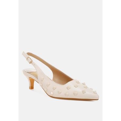 Hegron Stud Embellished Kitten Heels - image 2