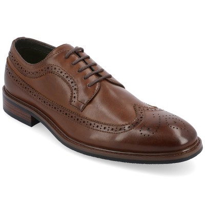 Vance Co. Gordy Tru Comfort Foam Wingtip Lace-up Dress Shoe, Brown 10 ...