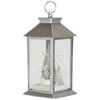 Northlight LED Lighted Polar Bear and Flocked Trees Christmas Lantern - 11" - 4 of 4