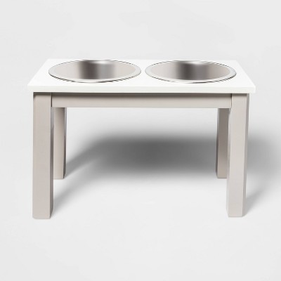 Loll Minimalist Double Dog Bowl