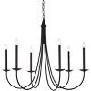 Elegant Lighting Cohen 42 inch pendant in black - 3 of 4