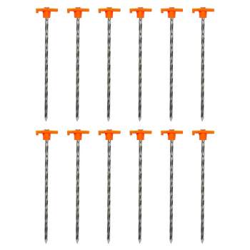 Stansport Helix Steel Tent Stake - 12 Pack