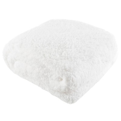 White Polyester Body Pillowcase with Zipper Closure