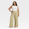 Women's Mid-Rise Regular Fit Textured Pull-On Pants - A New Day™ - 3 of 3