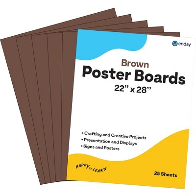 Poster Board Lightweight Craft Backing Boards for Presentations Office Sign Blank Painting Board Smooth Surface Poster Sheets for School