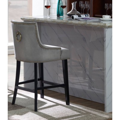 Leigh Counter Height Barstool Gray - Chic Home Design : Target