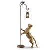 SPI Home Snacktime Cat with Bird Garden Lantern – 43" Tall Cast Aluminum Outdoor Sculpture with Whimsical Animal Design - 4 of 4