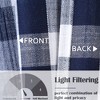 Yarn-Dyed Buffalo Gingham Kitchen Valance, Tier Curtains and Tie Up Curtains - 2 of 4