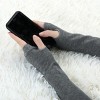 Unique Bargains Women's Thumbhole Elbow Length Fingerless Arm Warmers Gloves 1 Pair - 4 of 4