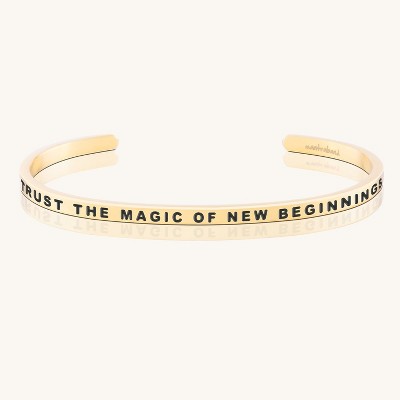 Mantra Jewelry - Trust The Magic of New Beginnings