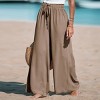 Women's Drawstring Wide Leg Pants -Cupshe - 2 of 4