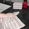 John Ritzenthaler Co. Pebble Cotton Terry Bar Mop Kitchen Towel, Set of Four - 4 of 4
