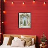Stupell Industries Merry Christmas Door & Tree Floating Frame Canvas Art - 3 of 4