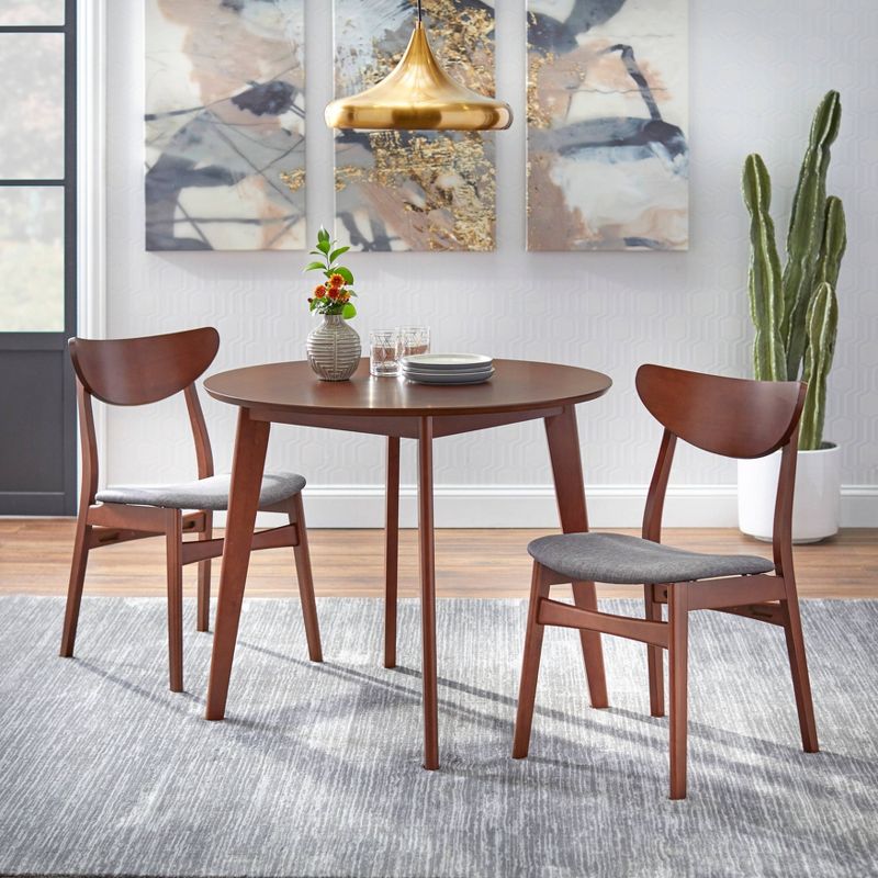 Tania Dining Table Walnut - Buylateral, 3 of 10