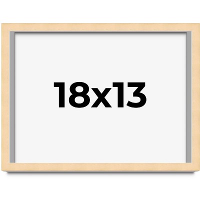 PosterPalooza | 18x13 Wood Frame with UV Acrylic, 6 Finishes: Black, White, Bronze, Silver, Wood, Mahogany