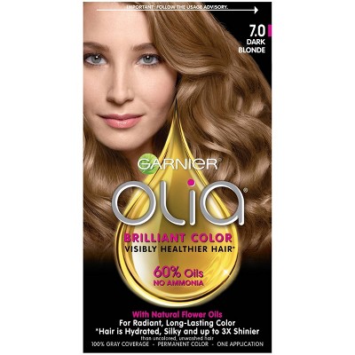 Garnier Olia Oil Permanent Hair Color - 7.0 Dark Blonde - 1 kit  - 6.3 fl oz