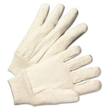 ANCHOR Light-Duty Canvas Gloves White 12 Pairs 1110