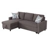 AndMakers 83 in. Polyester Full Size Sofa Bed with Storage - 3 of 4