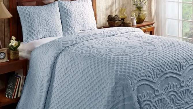 Trevor Collection 100% Cotton Tufted Unique Luxurious Bedspread & Sham Set - Better Trends, 2 of 7, play video