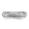 Black Bow Jewelry 5mm 10K White or Yellow Gold Double Milgrain Edge Comfort Fit Band - 3 of 4