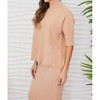 Women's Rib contrast turtleneck sweater - Milio Milano - 2 of 4