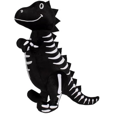 Fringe Studio Pet Toy, Trick RAWR Treat Glows in The Dark Plush Dog Toy, PetShop Collection (314607)