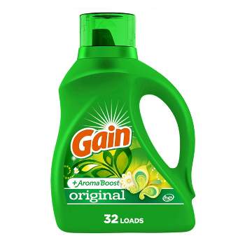 Gain + Aroma Boost Original Scent HE Compatible Liquid Laundry Detergent