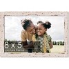 PosterPalooza | Photo Size Shabby Chic White Picture Frame - UV Acrylic, Foam Board Backing, Hanging Hardware - 2 of 4