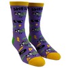 Crazy Dog T-Shirts Women's Awesome Oppossum Socks Funny Cool Rad Sunglasses Retro Graphic Novelty Footwear - 2 of 4