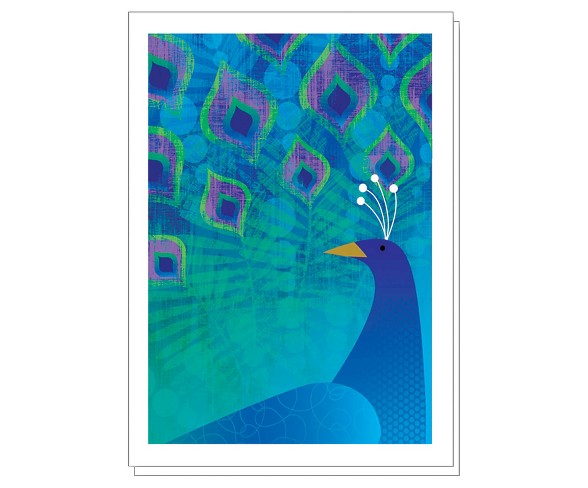 Peacock Notecards - 10ct