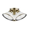 Livex Lighting Home Basics 3 - Light Flush Mount in  Antique Brass - 2 of 4
