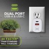 Xtreme 3-Pack Dual Port Quick Charging Wall Charger, 20W USB-C & 18W USB-A Fast Chargers, QC and PD, Ultra-Fast Wall Charger - 2 of 4