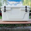 Wooakway 65 QT Hard-Sided Cooler Box with Wheels Portable Ice Chest with Drainage Plugs Rolling Cooler with Rubber Latches - 2 of 4