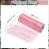 Unique Bargains Sheer Nylon Glitters Wave Mesh Decorative Ribbon Trim 6 Inch 10 Yards - 2 of 4