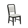 Best Master Furniture,Timaro Transitional Upholstered Dining Chairs, Set of 2, Black/Grey - 2 of 4