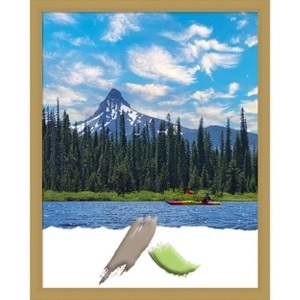 Amanti Art Grace Brushed Gold Narrow Picture Frame - 1 of 4