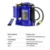 32-Ton Hydraulic Bottle Jack 10.4"-16.3" Lifting Range Low Profile Air Jack Manual Jack With Handle Vehicles Maintenance - 2 of 4