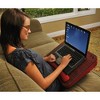 Sofia + Sam Memory Foam Lap Desk with USB Light - Burgundy - 3 of 4