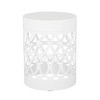 Maggift Patio End Tables Accent Side End Table for Outdoor and Indoor, Garden, Backyard Use, Special Design, White, 13.75"*13.75"*18" - 2 of 4