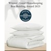 Duvet Cover Set 100% Cotton Sateen - Button Closure, Corner Ties by California Design Den - 2 of 4