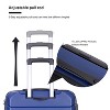 Belatt 3-Piece Hardshell Luggage Set (20/24/28") - TSA Lock, PP Lightweight Spinner Wheels, Adjustable Pull Rod & Name Card - 3 of 4