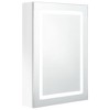 VidaXL LED Bathroom Mirror Cabinet Shining White 19.7 in.x5.1 in.x27.6 in. - 2 of 4