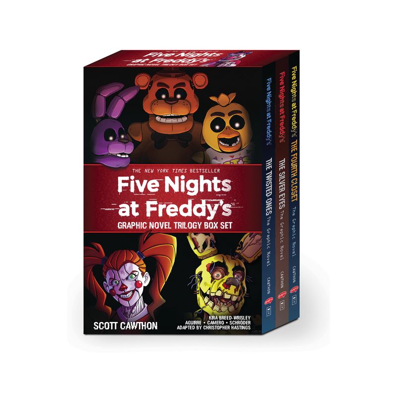 Five Nights at Freddy&#39;s Graphic Novel Trilogy Box Set - (Five Nights at Freddy&#39;s Graphic Novels) by  Scott Cawthon &#38; Kira Breed-Wrisley, 1 of 2